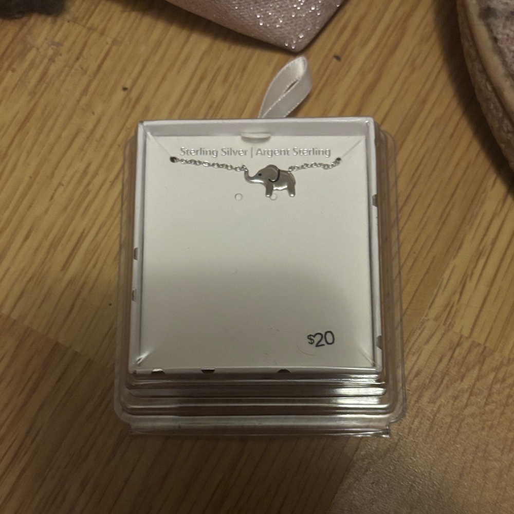 Sterling Silver Elephant Necklace